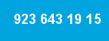 923 643 19 15